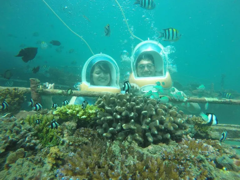 Sea walker - wisata Nusa duaInstagram nonivita and victor.bandana