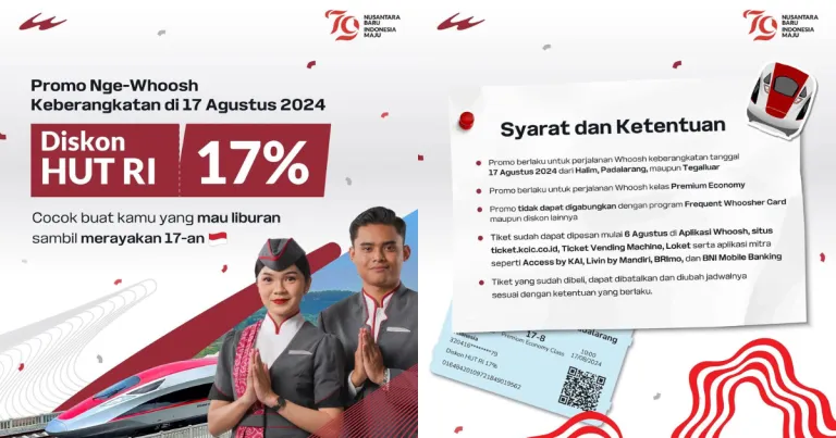 Promo Hari Kemerdekaan 17 Agustus 2024