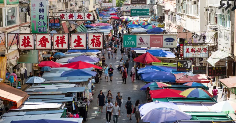 Tempat belanja Hong Kong