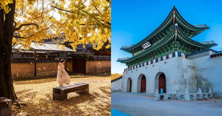 Wisata musim gugur Seoul Gyeongbokgung Palace