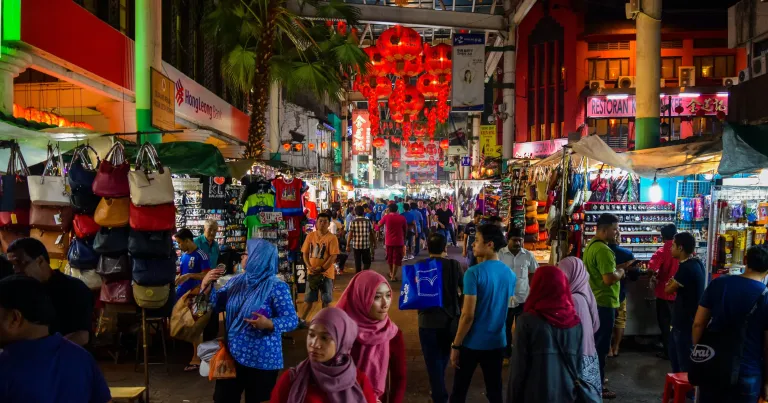 Tempat Belanja Murah Kuala Lumpur, Malaysia - Petaling Street