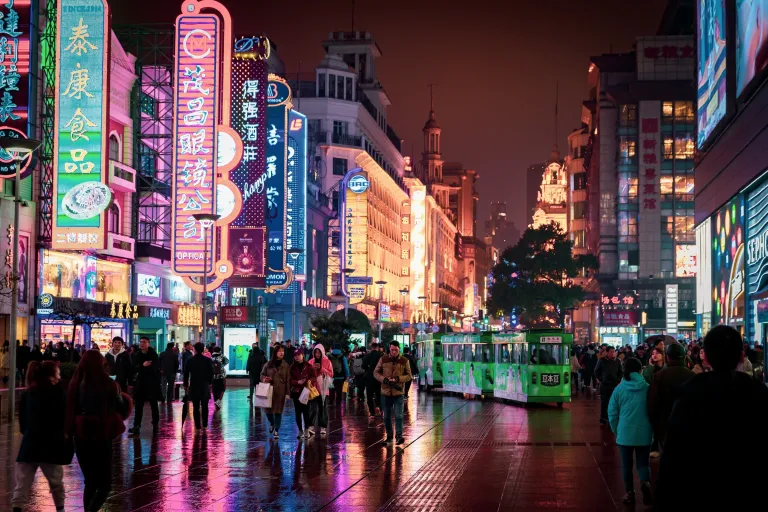 Tempat Wisata Shanghai China - Nanjing Road