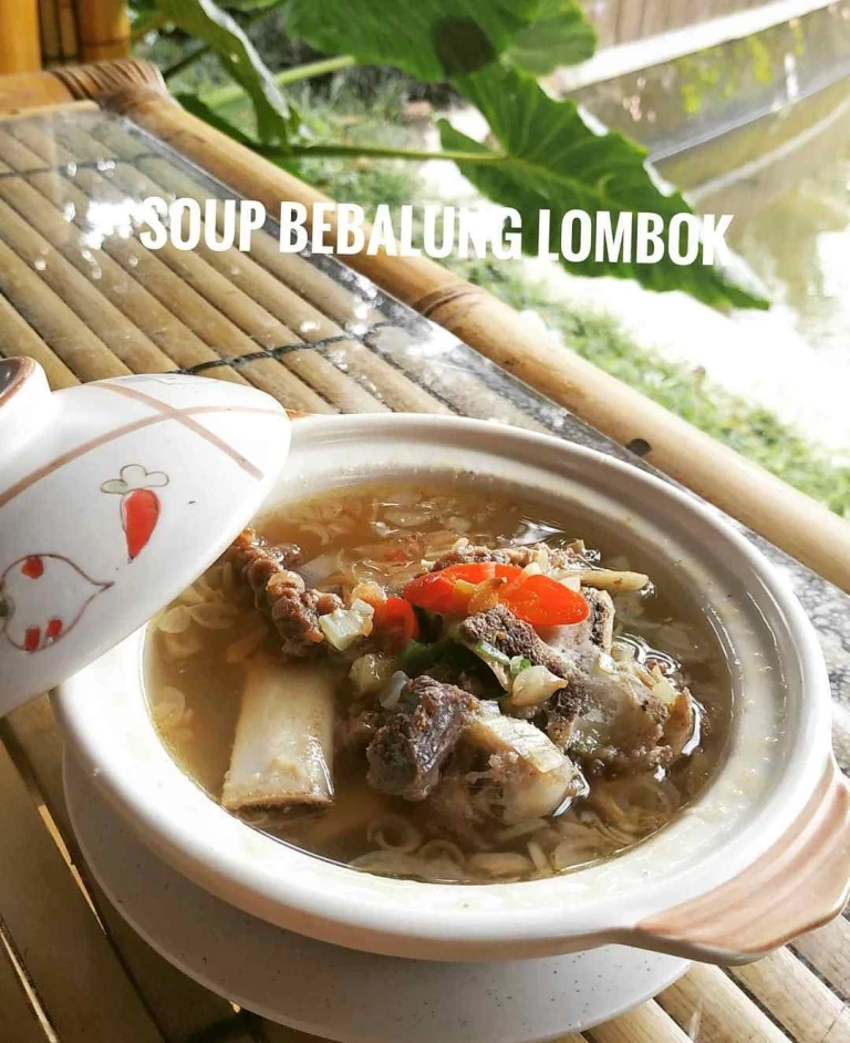 sup bebalung | makanan khas lombok