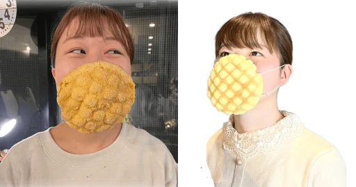 image for article Kreatif! Jepang Bikin Masker Dari Roti Yang Bisa Dimakan