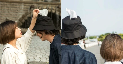 image for article Multifungsi, Bucket Hat Ini Juga Berfungsi Sebagai Penyimpan Tisu