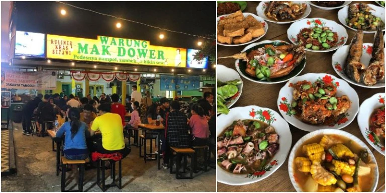 Warung Mak Dower | restoran betawi di Jakarta