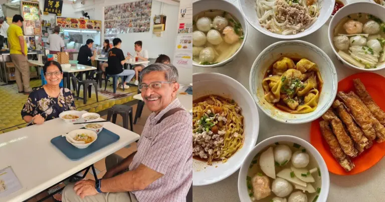 Fishball Noodle Singapore - Ah Hua Teochew Fishball Noodle