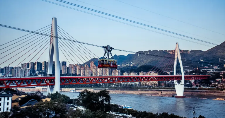 Wisata Chongqing China - Yangtze River Cableway