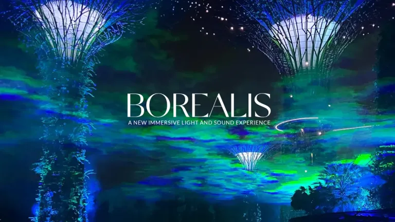 Wisata Terbaru Singapura - Aurora Borealis Gardens by the Bay