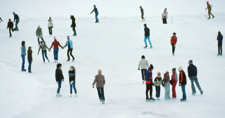 Wisata musim dingin Seoul - Seoul Plaza Skating Park