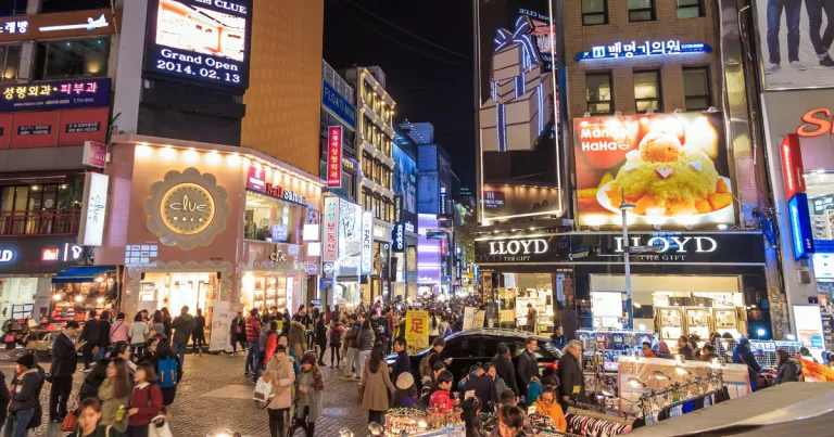 Wisata musim dingin Seoul - Myeongdong