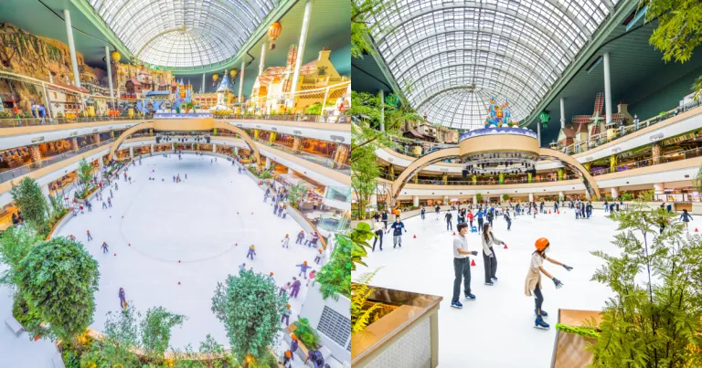 Wisata musim dingin Seoul - Lotte World Indoor Ice Skating Rink