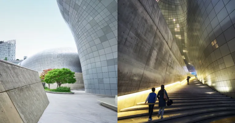 Wisata musim dingin Seoul - Dongdaemun Design Plaza