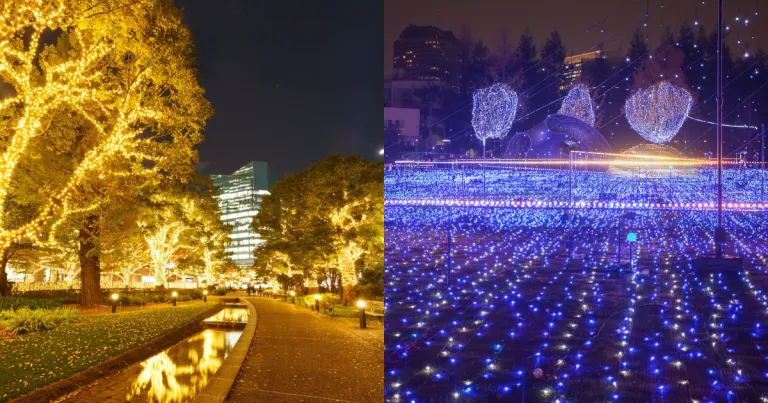 Iluminasi musim dingin Tokyo - Tokyo Midtown Christmas