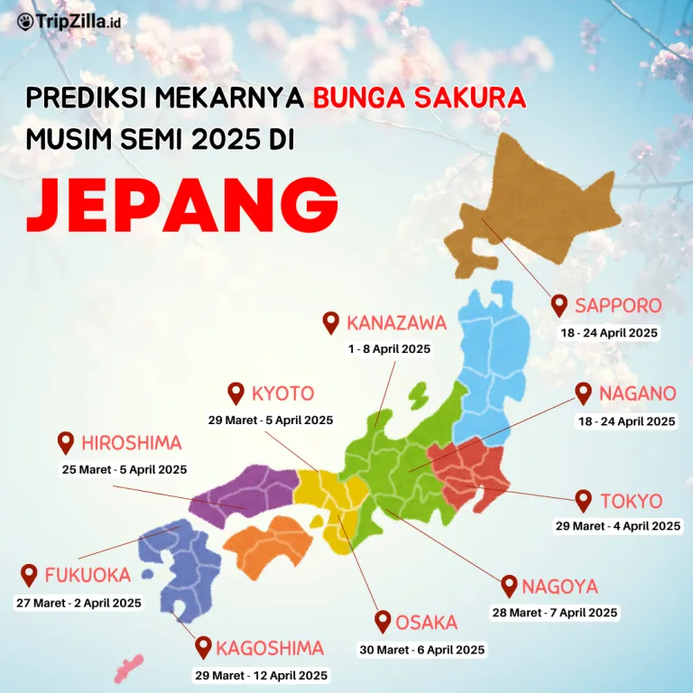 Jadwal Prediksi Sakura Jepang