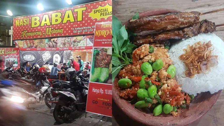 Tempat Makan 24 Jam Surabaya - Nasi Babat Kampung Malang Surabaya