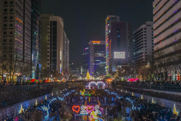 Night Market Seoul - Cheonggyecheon Time Tour Market