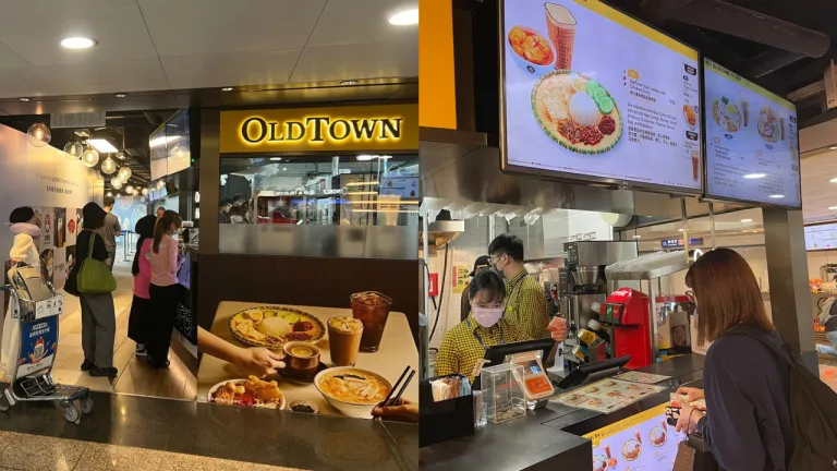 Tempat makan Halal Bandara Hong Kong - OldTown White Coffee