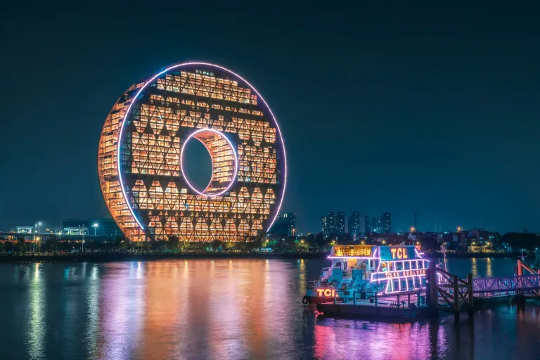 Wisata Guangzhou, China - Pearl River Night Cruise