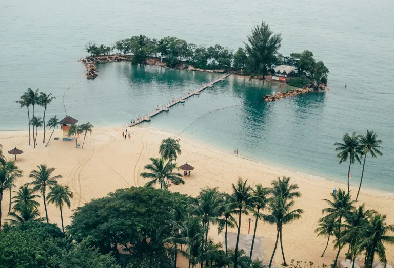 Tempat Piknik Singapura - Sentosa Island