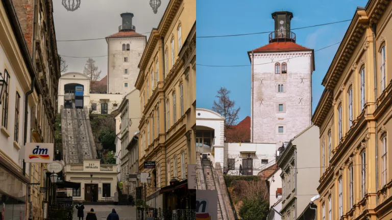 Wisata Zagreb Kroasia - Lotr&scaron;čak Tower