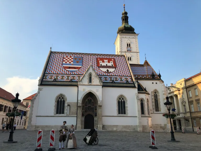 Wisata Zagreb Kroasia - St. Mark&#039;s Church