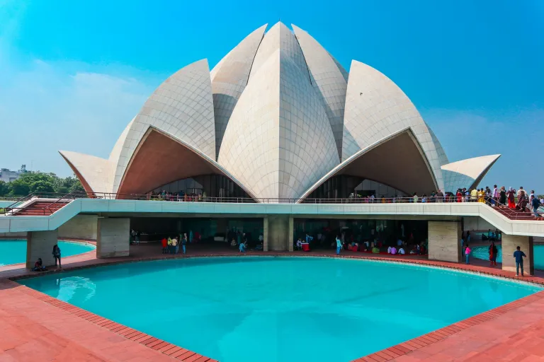 Wisata New Delhi, India - The Lotus Temple