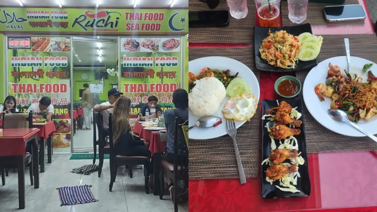 Tempat Makan Halal Pattaya, Thailand - Ruchi Restaurant