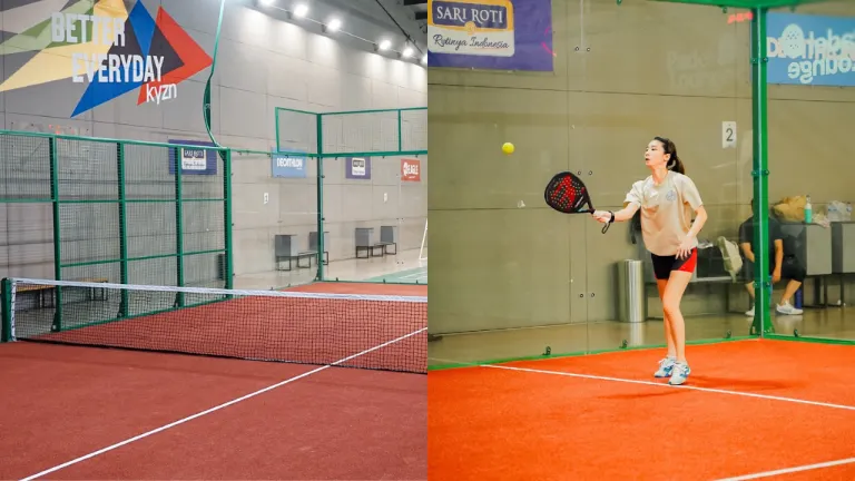 Lapangan Padel Tangerang - Padel Lounge @ KYZN BSD