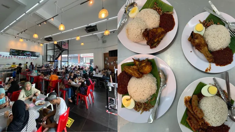 Nasi Lemak Kuala Lumpur, Malaysia - Nasi Lemak Saleha