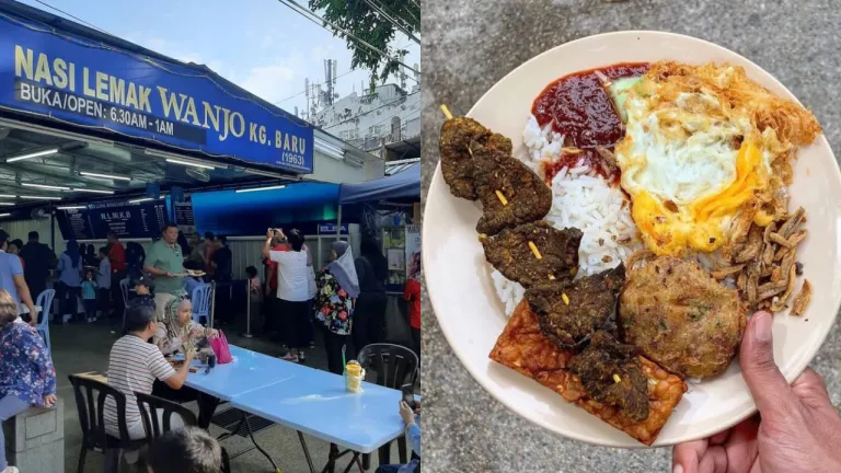 Nasi Lemak Kuala Lumpur, Malaysia - Nasi Lemak Wanjo Kampung Baru