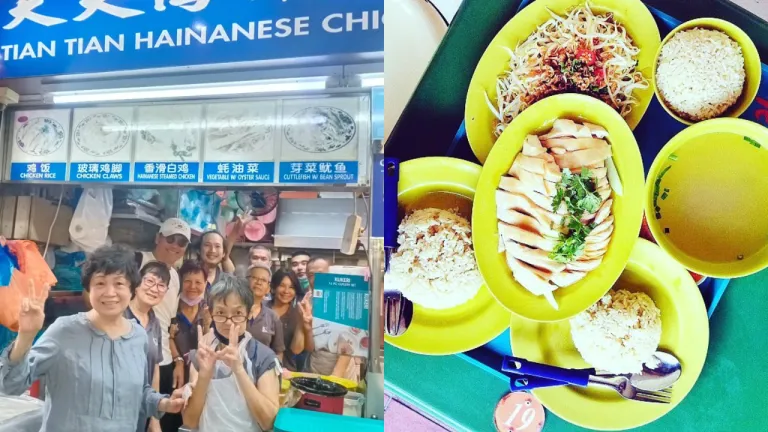 Hainan Chicken Rice Singapura - Tian Tian Hainanese Chicken Rice 