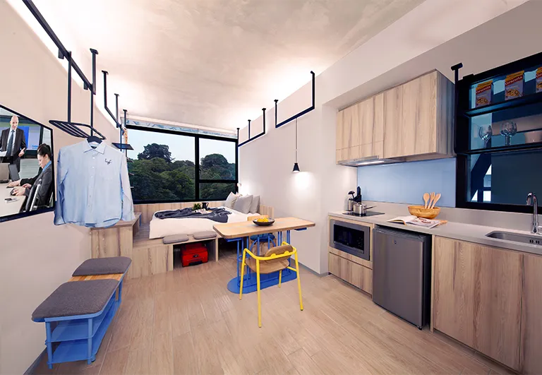 Hotel Instagramable Singapura - lyf Funan Singapore by Ascott