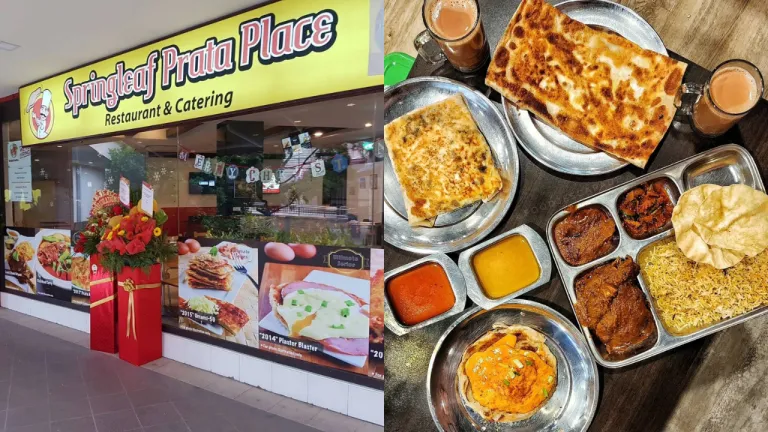 Restoran Michelin Halal Singapura - Springleaf Prata Place