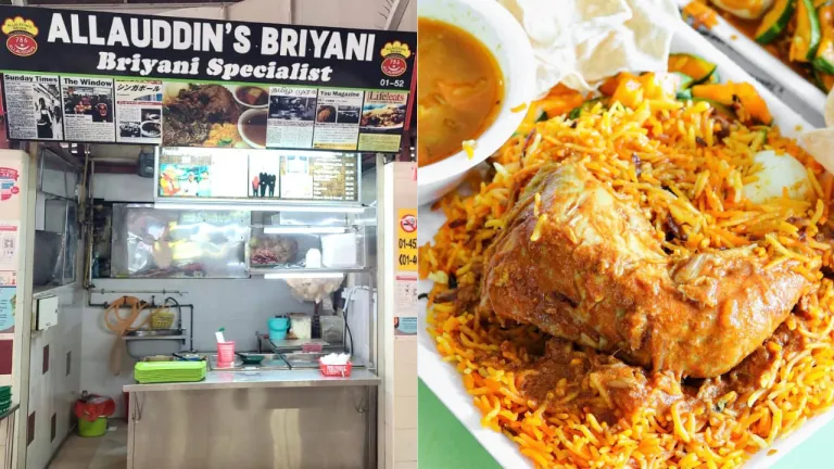 Restoran Michelin Halal Singapura - Allauddin&#039;s Briyani