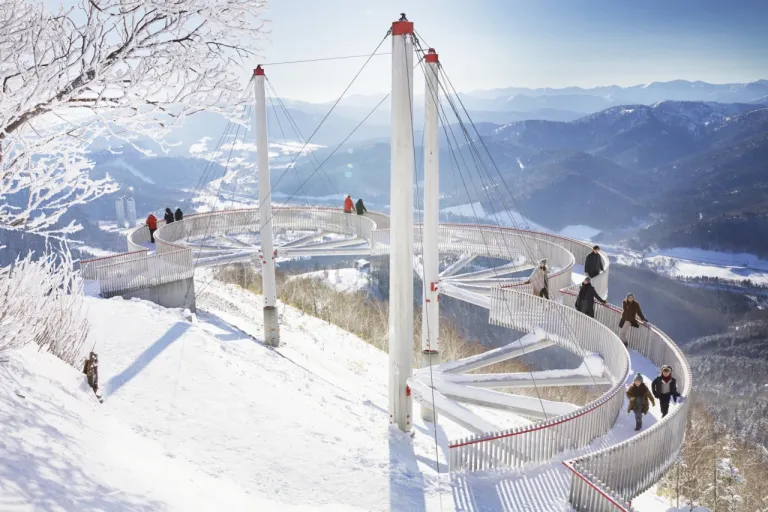 Wisata Musim Dingin Hokkaido, Jepang - Unkai Terrace