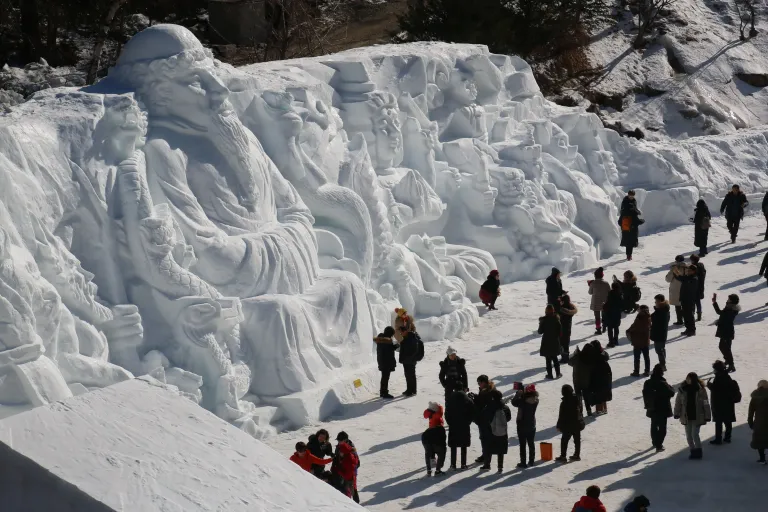 Wisata Musim Dingin Korea Selatan - Taebaeksan Snow Festival