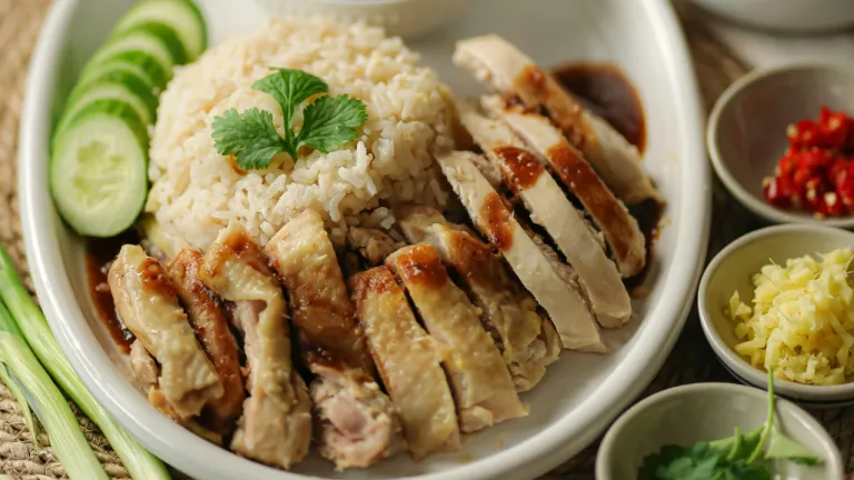 Hainan Chicken Rice Halal Singapura - Fitra Chicken Rice