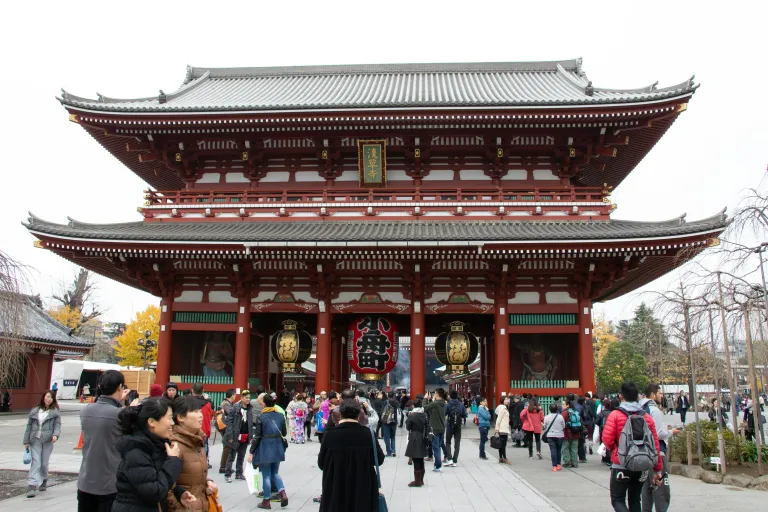 Wisata Musim Dingin Tokyo, Jepang - Sensoji Temple