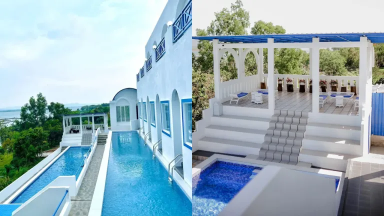 Hotel Villa Wonogiri - Golden Hotel &amp; Villa bergaya Santorini