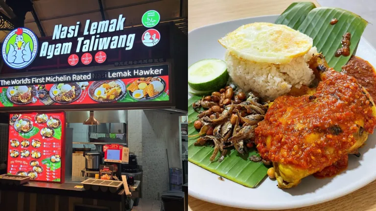 Kuliner Halal Lau Pa Sat, Singapura - Nasi Lemak Ayam Taliwang