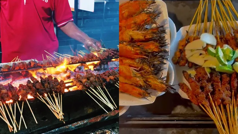 Kuliner Halal Lau Pa Sat, Singapura - Best Satay 7 &amp; 8