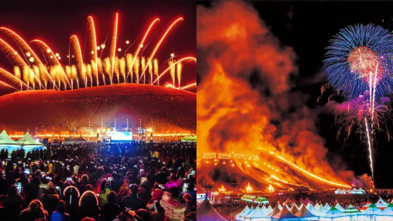 Wisata Musim Dingin Jeju, Korea Selatan - Jeju Fire Festival