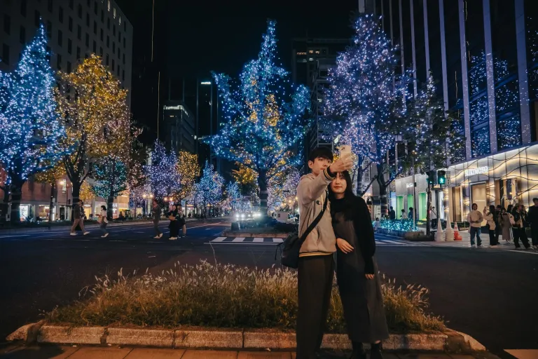 Festival Iluminasi Jepang - Midosuji Illuminations