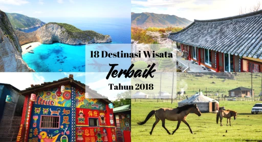 image for article 18 Destinasi Wisata Terbaik Tahun 2018 Versi TripZilla