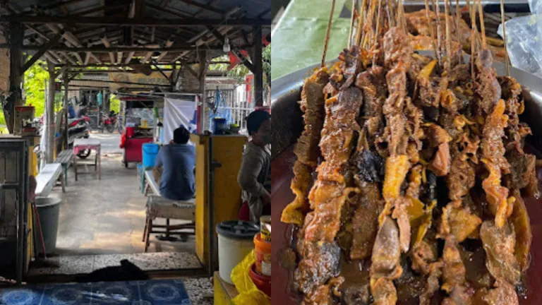 Tempat Makan Legendaris Brebes - Kupat Sate Blengong Kasturi Rajak