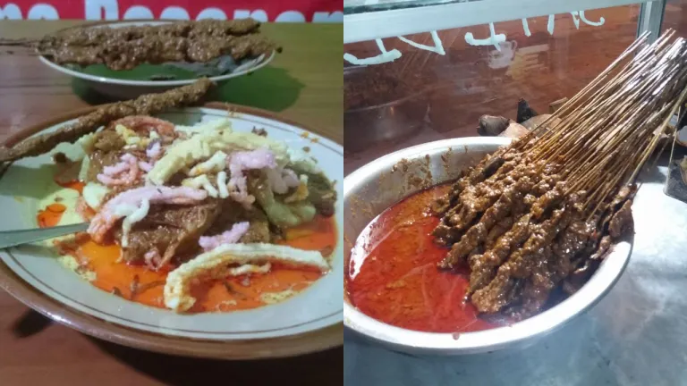 Tempat Makan Legendaris Brebes - Kupat Sate Blengong Om Sabar