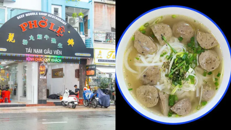 Pho Ho Chi Minh, Vietnam - Phở Lệ