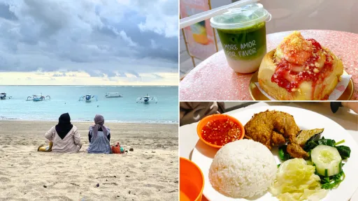image for article Itinerary 3H2M Liburan Santai di Bali Dari Keliling Pantai Hingga Kuliner Ramah Muslim