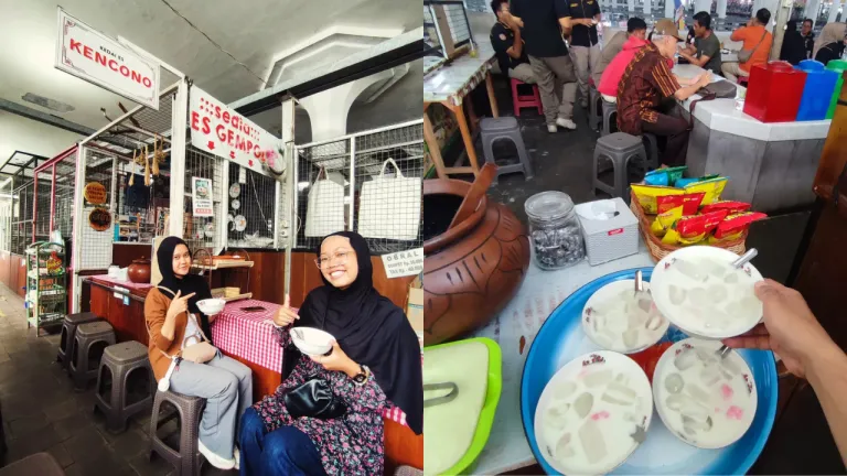 Kuliner Pasar Johar Semarang - Es Gempol Kencono